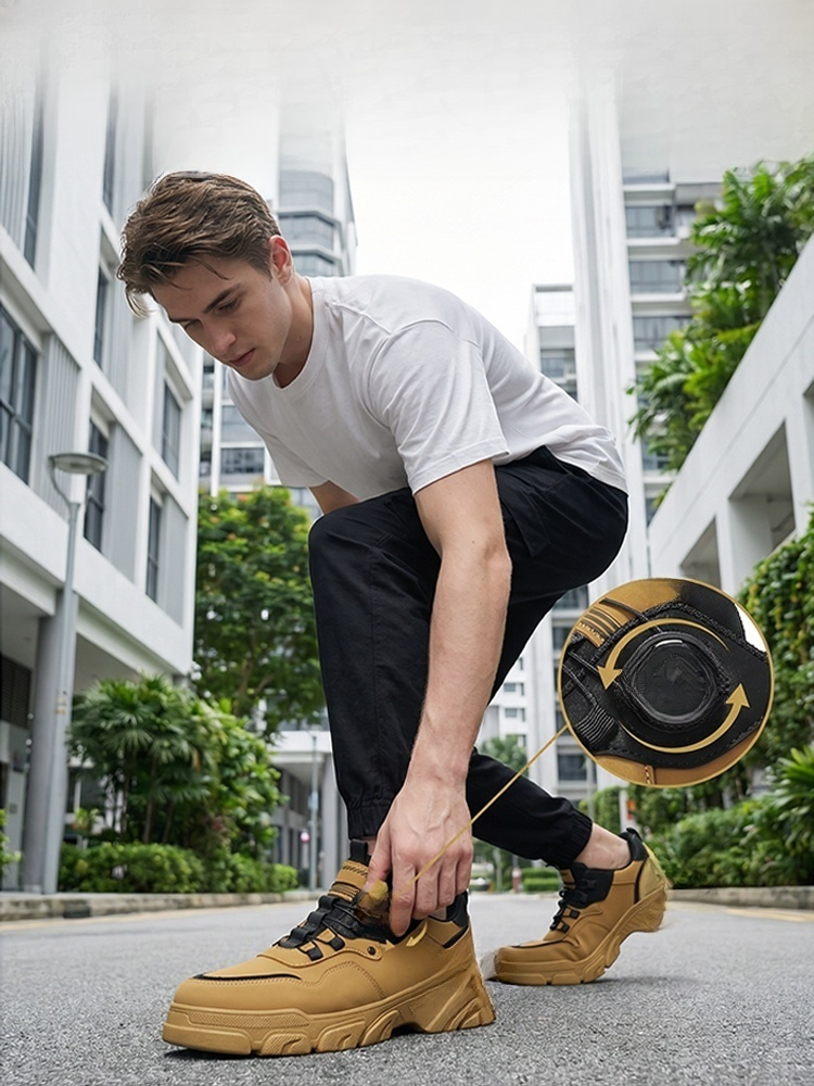 🥾Waterproof and slip-resistant, lightweight and comfortable. 💕🍀 5cm Height Boost