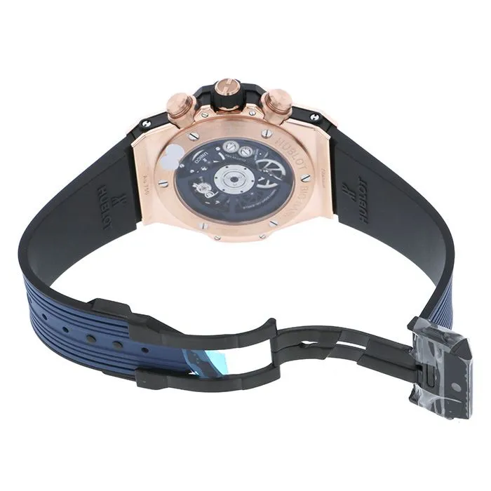 ウブロHUBLOTです ビッグバンUnico金の王ブルーです 411 OX 5189 RX