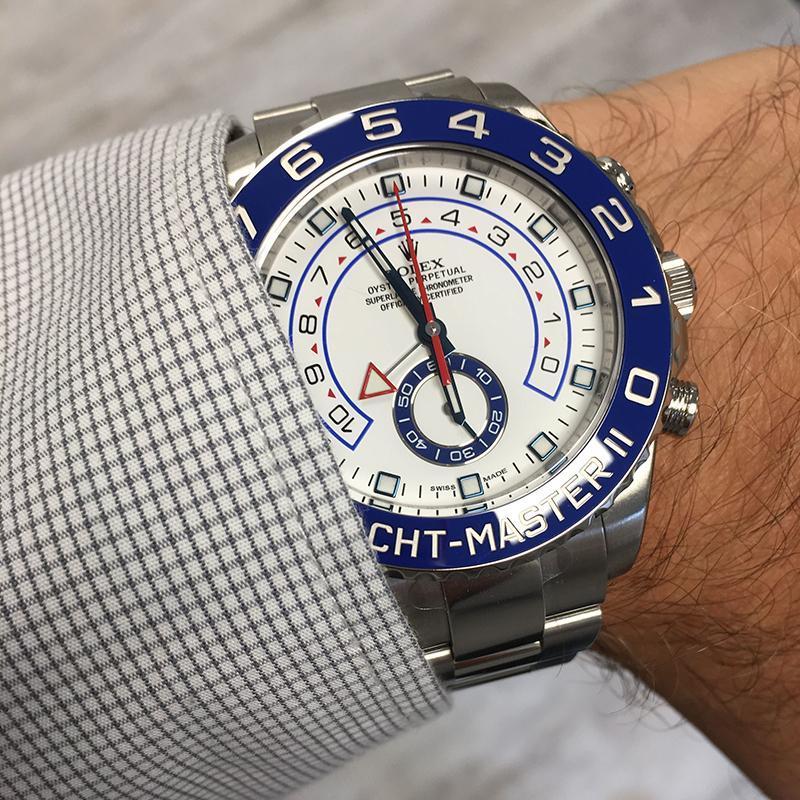 代金引換 ロレックス ヨットマスターII m116680-0002