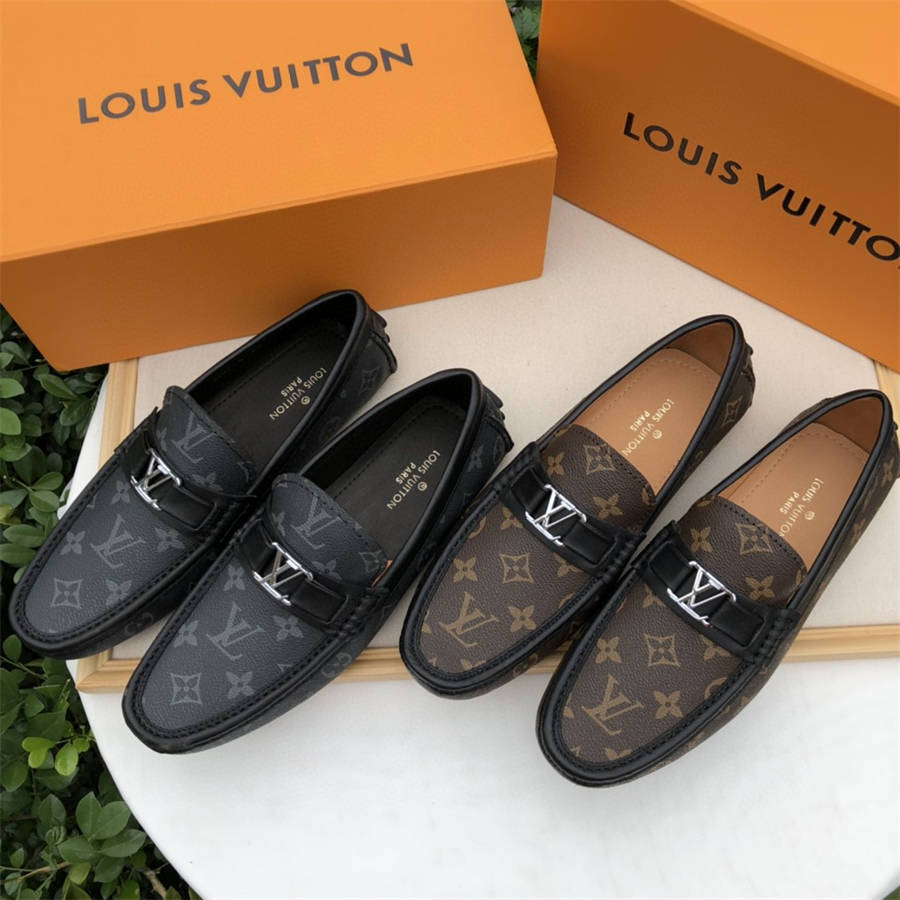 Louis Vuitton「正規品保証、公式と同じデザイン」ハイエンドの高級ファッションスリムシューズ