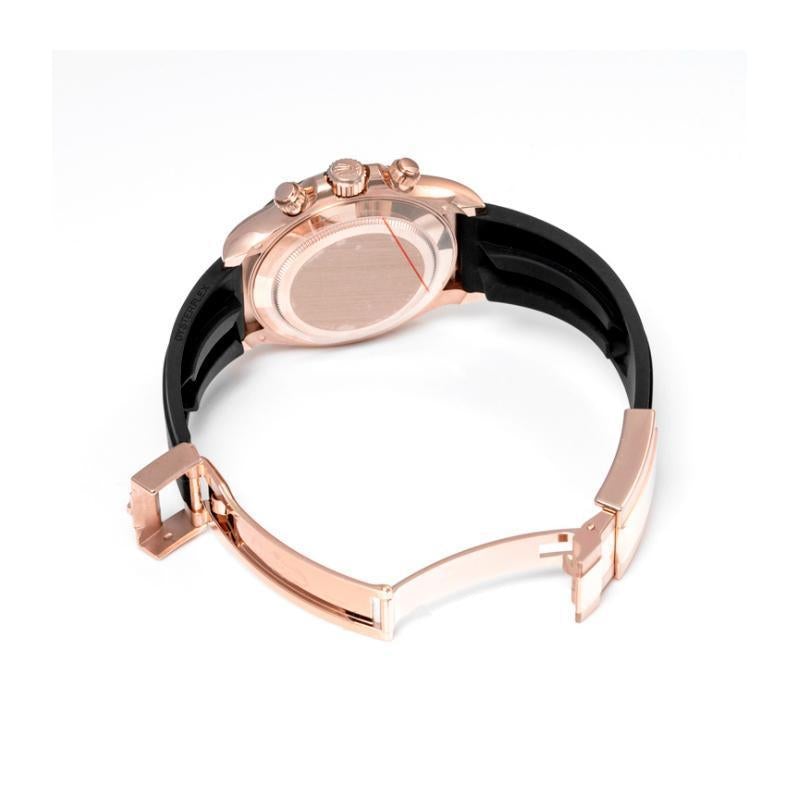 代金引換 ロレックス コスモグラフ デイトナ 自動巻き ブラウン 文字盤 ローズゴールド m116515ln-0041