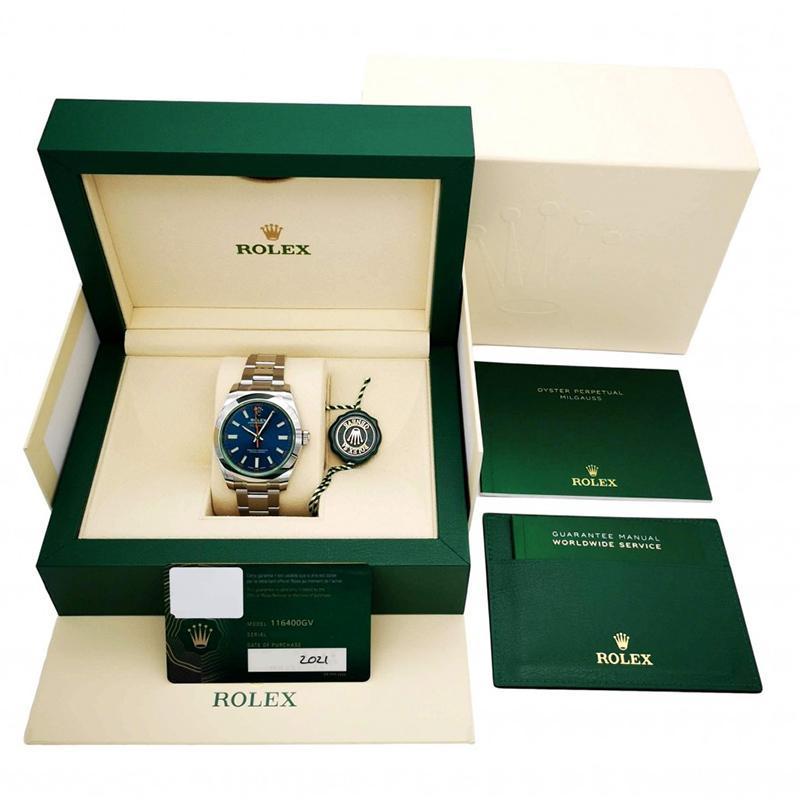 代金引換 ロレックス ミルガウス m116400GV-0002