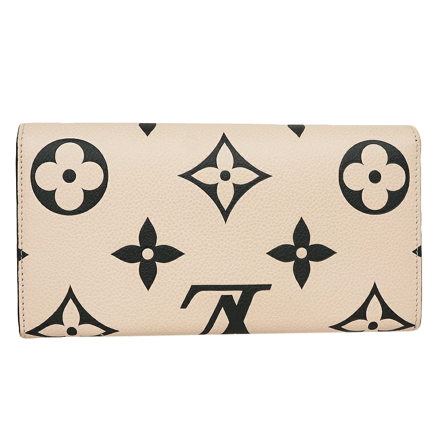 ルイヴィトン  Ｍ69514 LVクラフティ ポルトフォイユ サラ モノグラム アンプラント フラップ 長財布