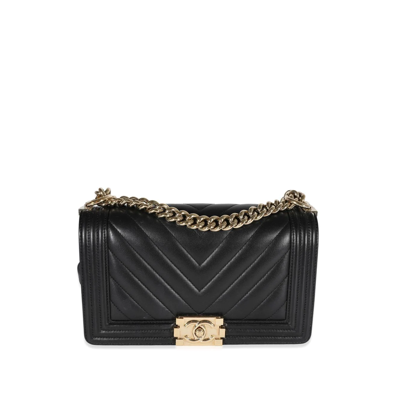 CHANEL シャネル ゴールドチェーンのショルダーバッグです