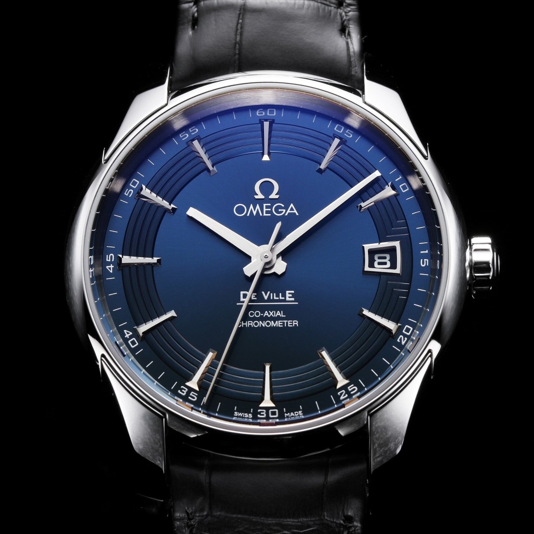 オメガディスクフライシリーズ腕時計431.33.41.21.03.001(明るいブルー)