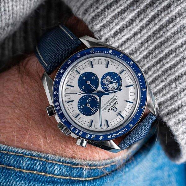 SPEEDMASTER記念モデルコーアクシャル マスター クロノメーター クロノグラフ 42MMシルバー スヌーピー アワード310.32.42.50.02.001