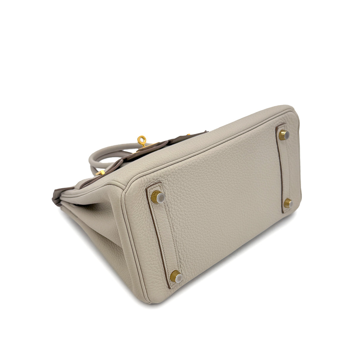エルメス バーキン 25 ベトン トゴ ハンドバッグ U刻印 ゴールド金具 90309136