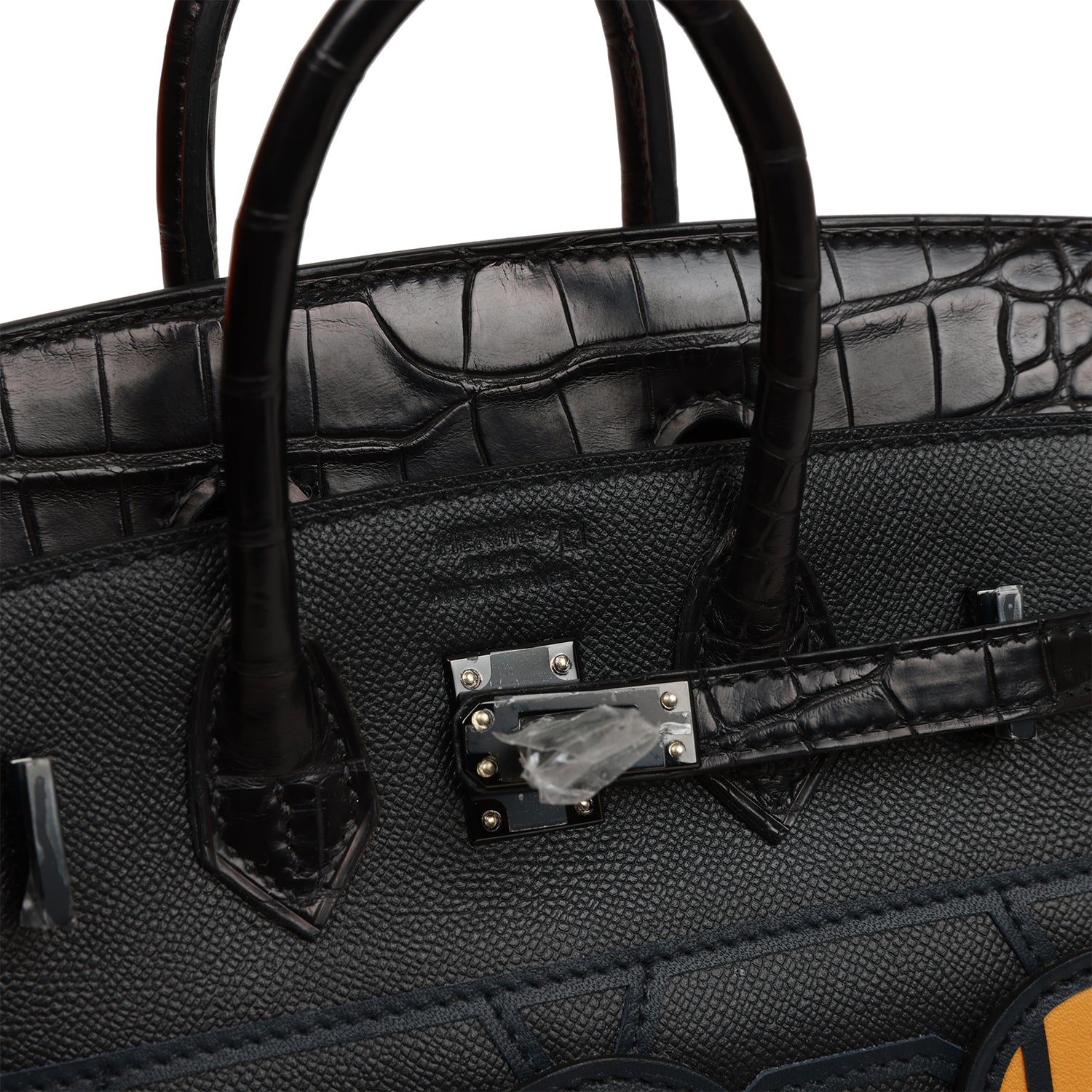 エルメス サックフォーブル バーキン 20 ソー ブラック マットアリゲーター ブラック金具