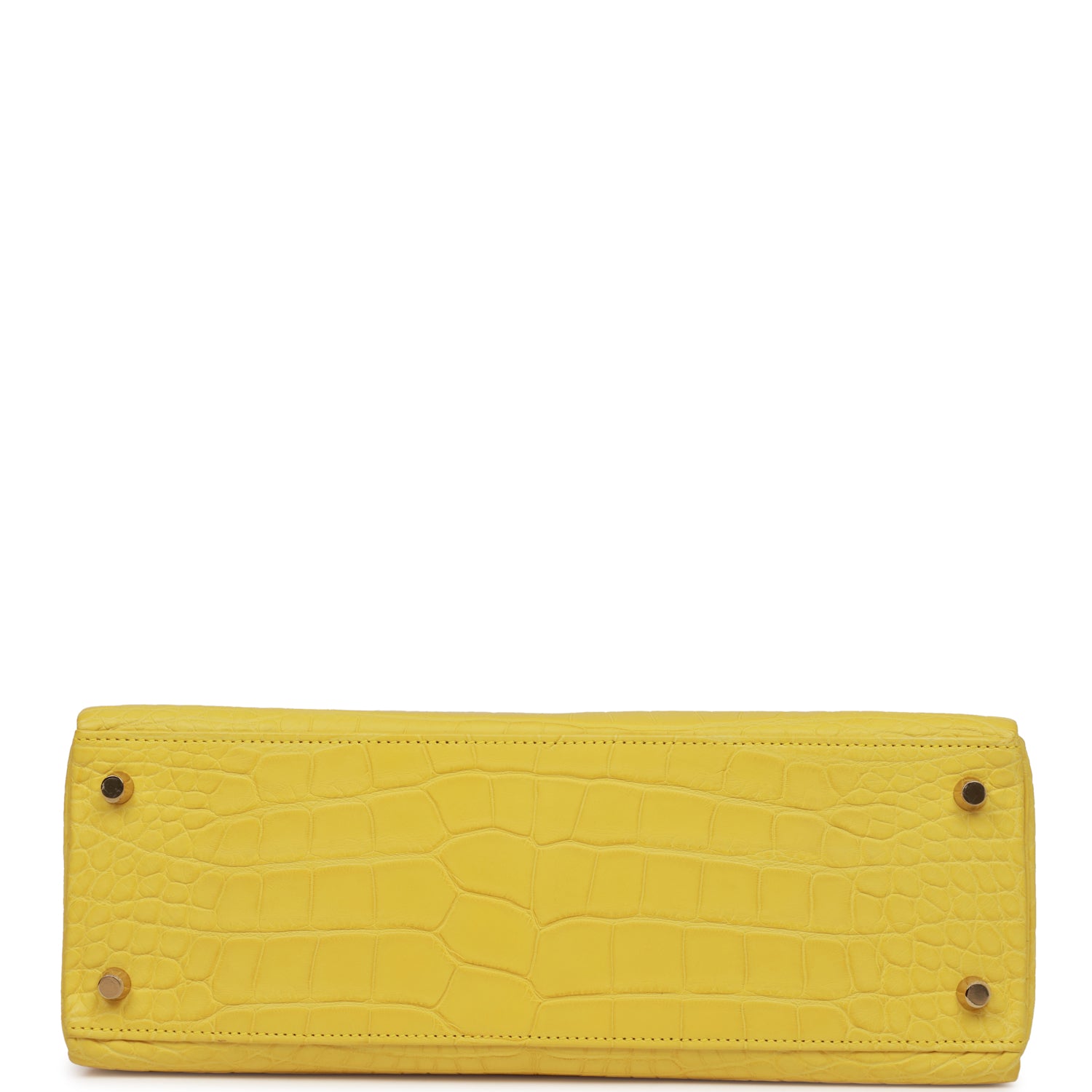 エルメス スペシャルオーダー ケリー 32 リターン ミモザ マットアリゲーター ゴールド金具