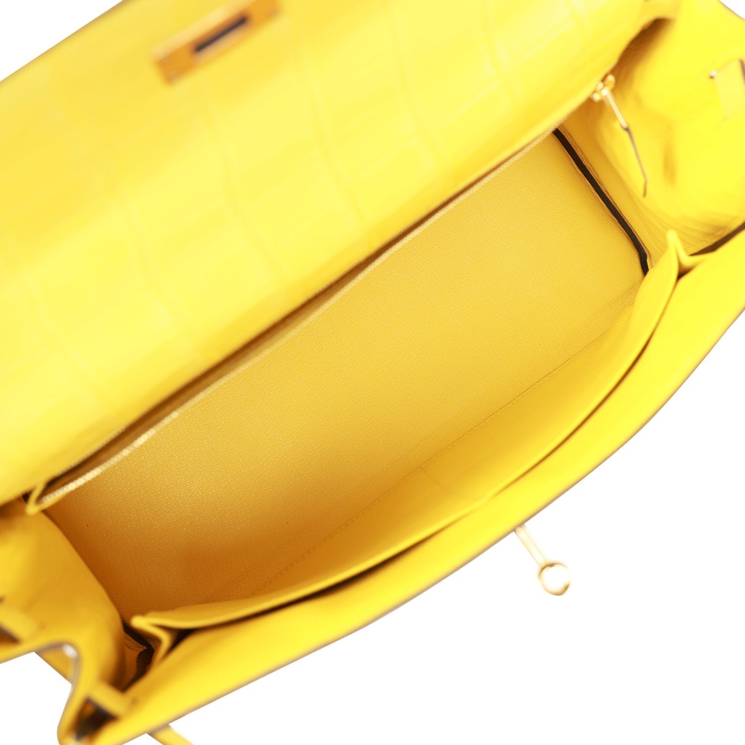 エルメス スペシャルオーダー ケリー 32 リターン ミモザ マットアリゲーター ゴールド金具