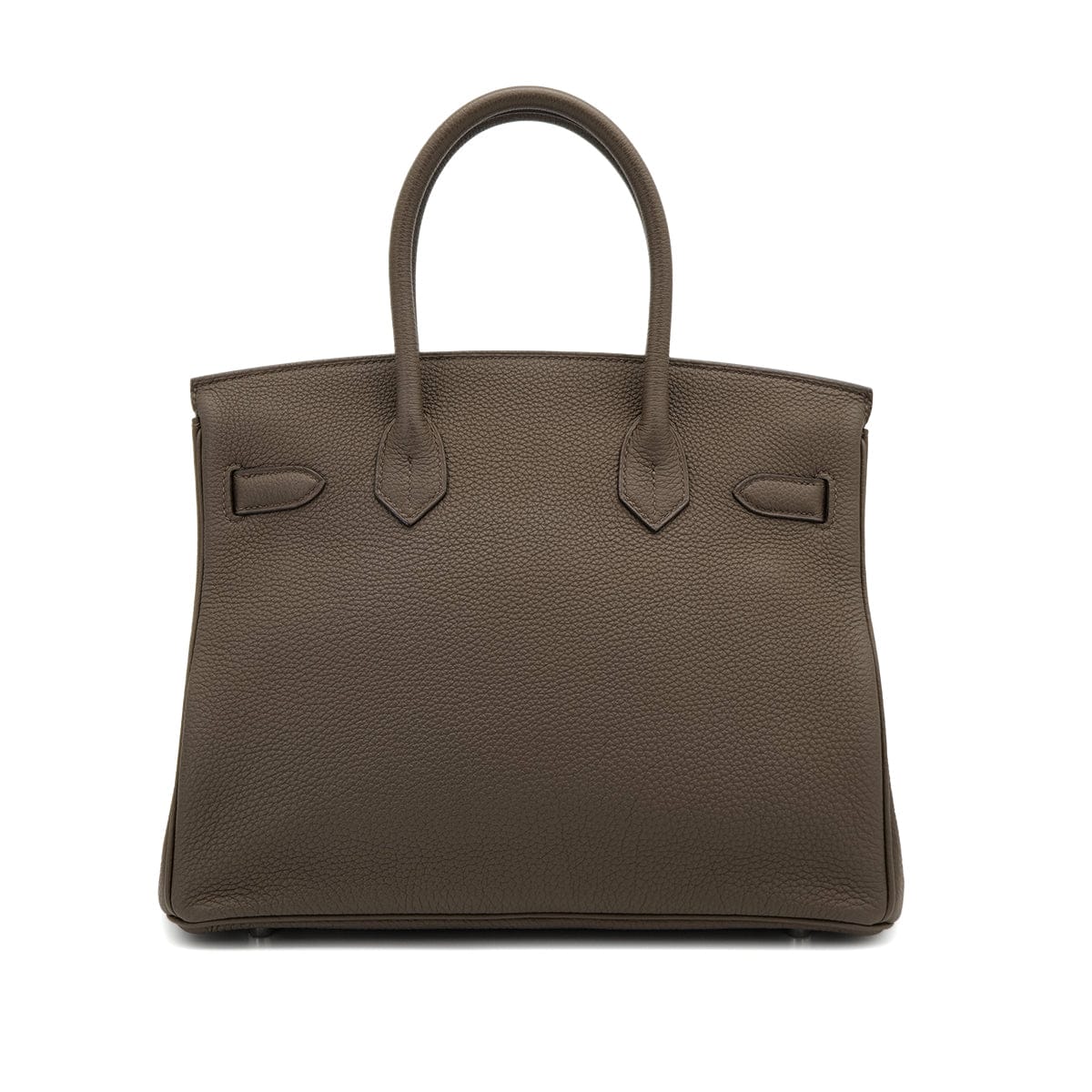 HERMES バーキン 30 トープ トゴ ハンドバッグ 2015年製 T刻印 パラジウム金具 90320995