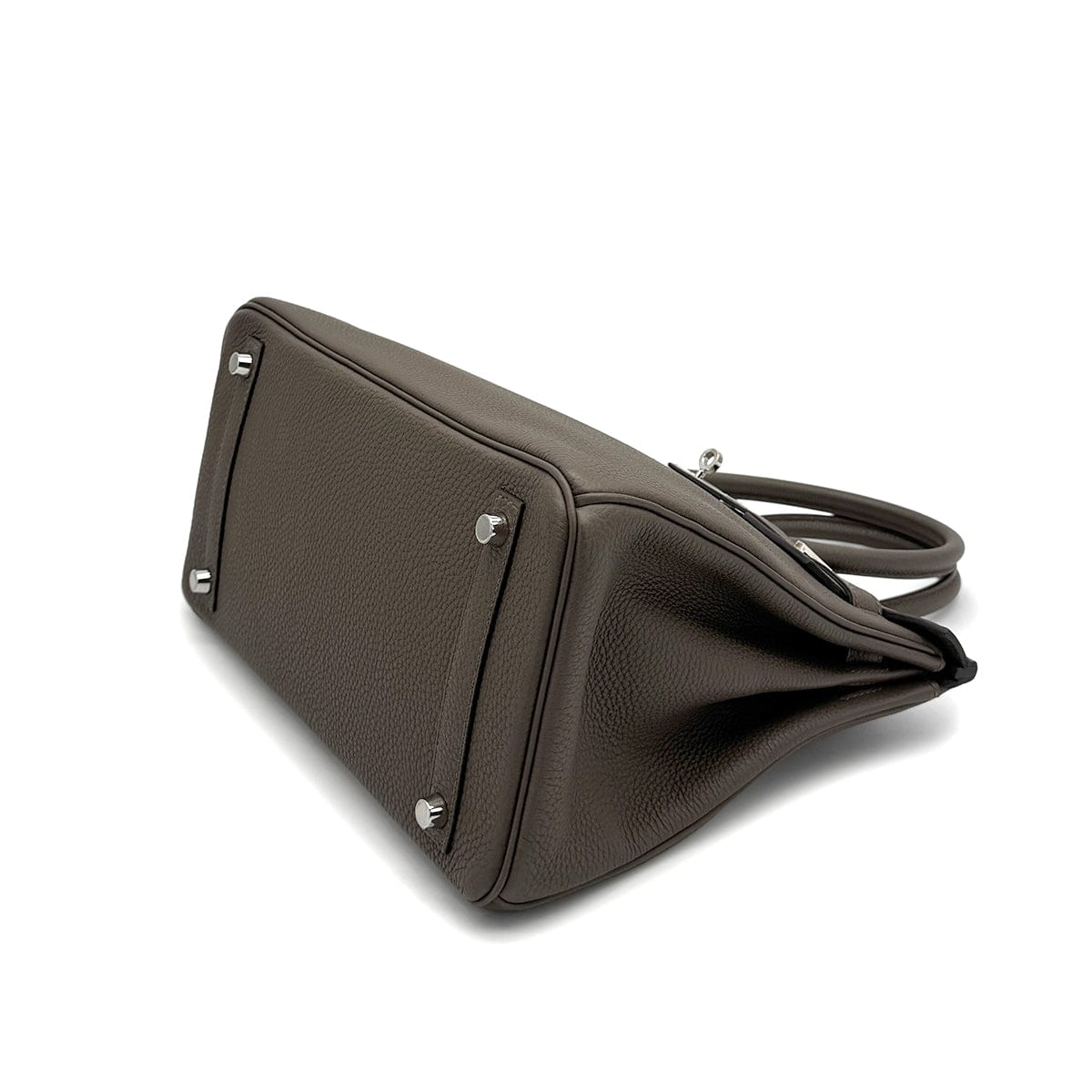 HERMES バーキン 30 トープ トゴ ハンドバッグ 2015年製 T刻印 パラジウム金具 90320995