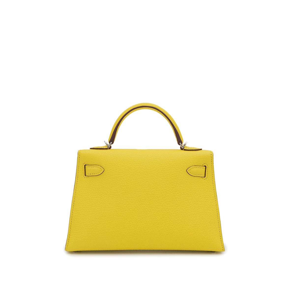Luxury Promise Japan HERMES KELLY MINI 2 LIME GRIS PALE CHEVRE SWIFT HAND SHOULDER BAG 2025 K STAMP PALLADIUM HARDWARE 90325343