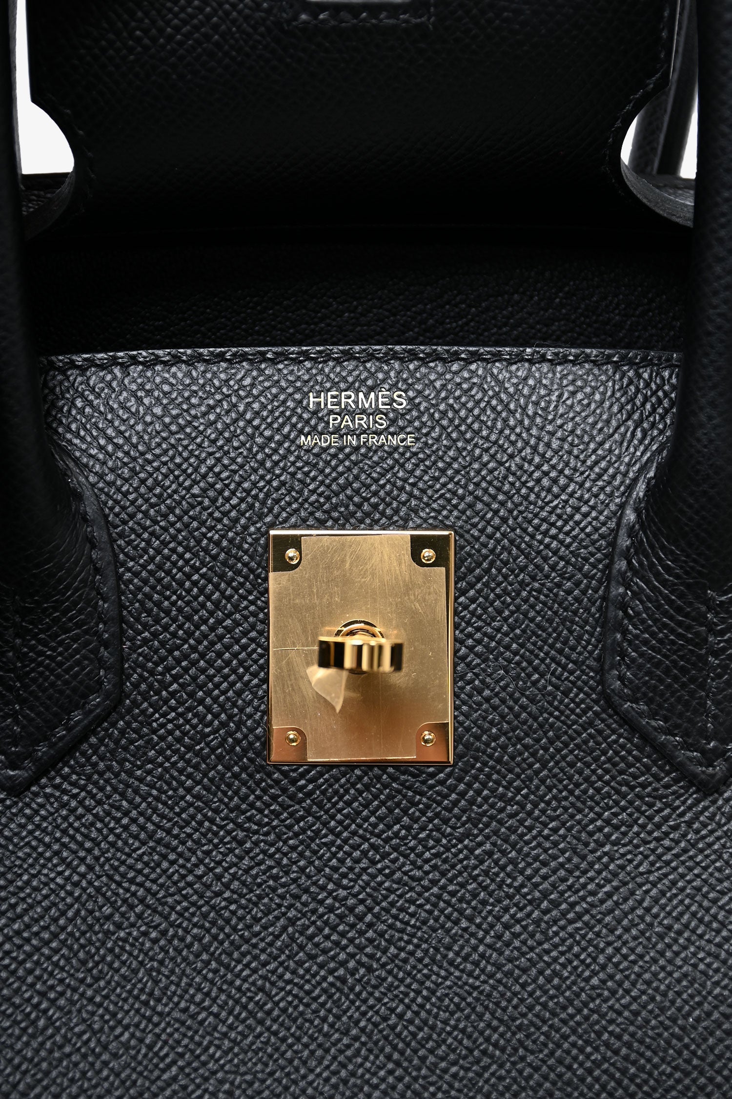 エルメス 2020年 ブラック エプソンレザー レトゥルネ バーキン30 ゴールド金具