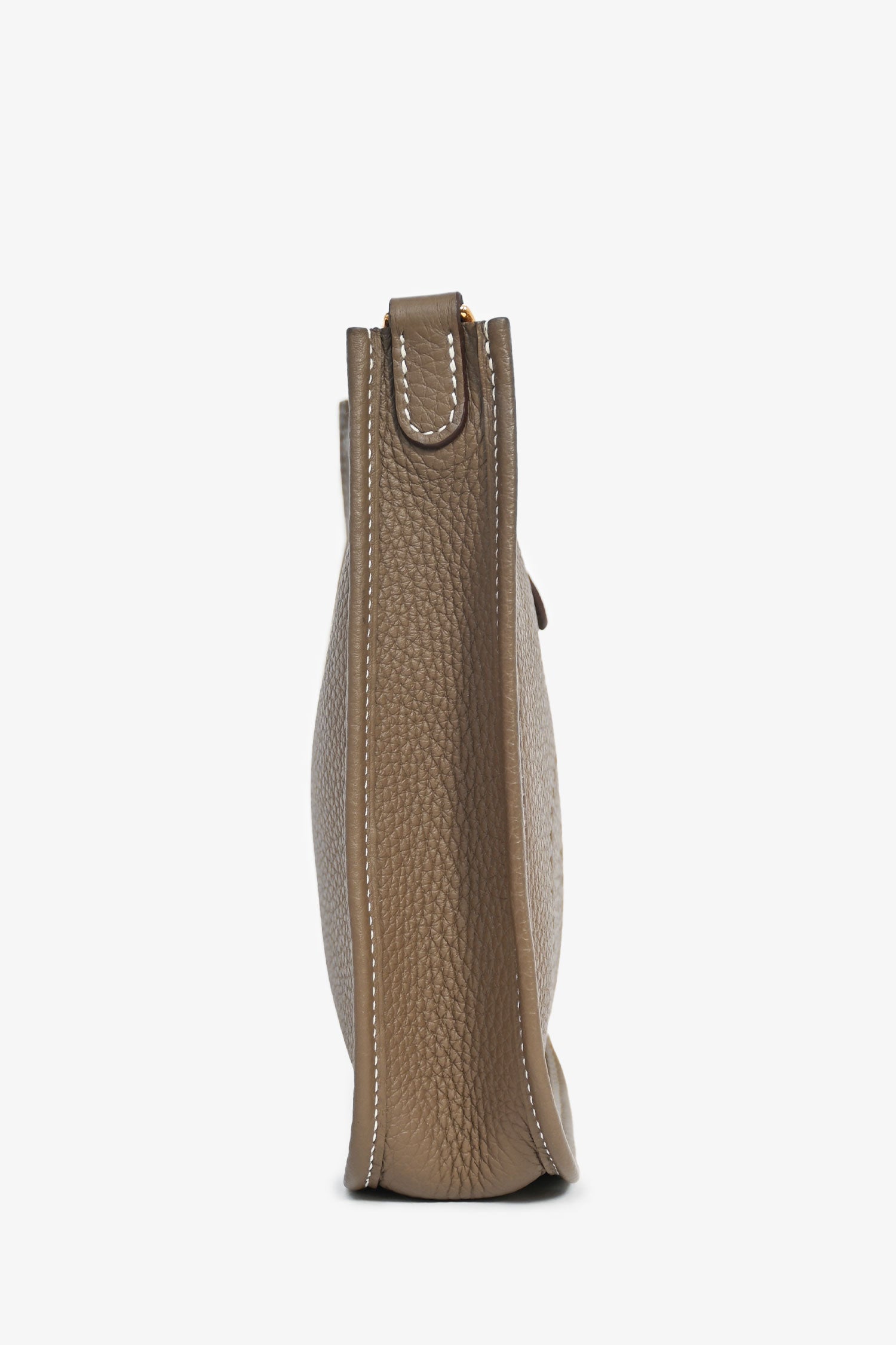 Hermès 2023年 エトゥープ クレマンスレザー エヴリン16 TPM クロスボディ（ネイビーブルーストラップ付き）