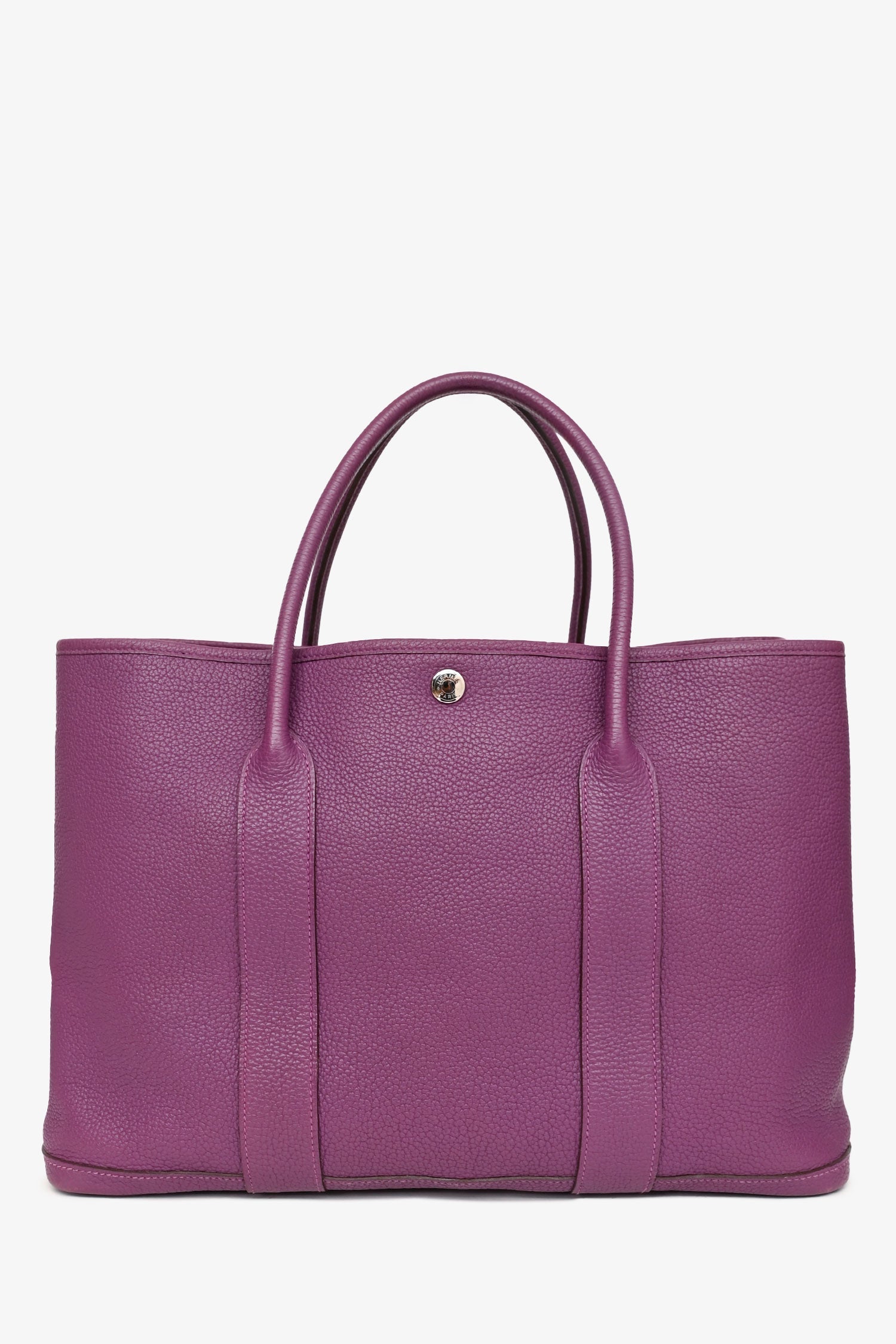 Hermès 2014年 パープル クレマンスレザー ガーデンパーティ 36