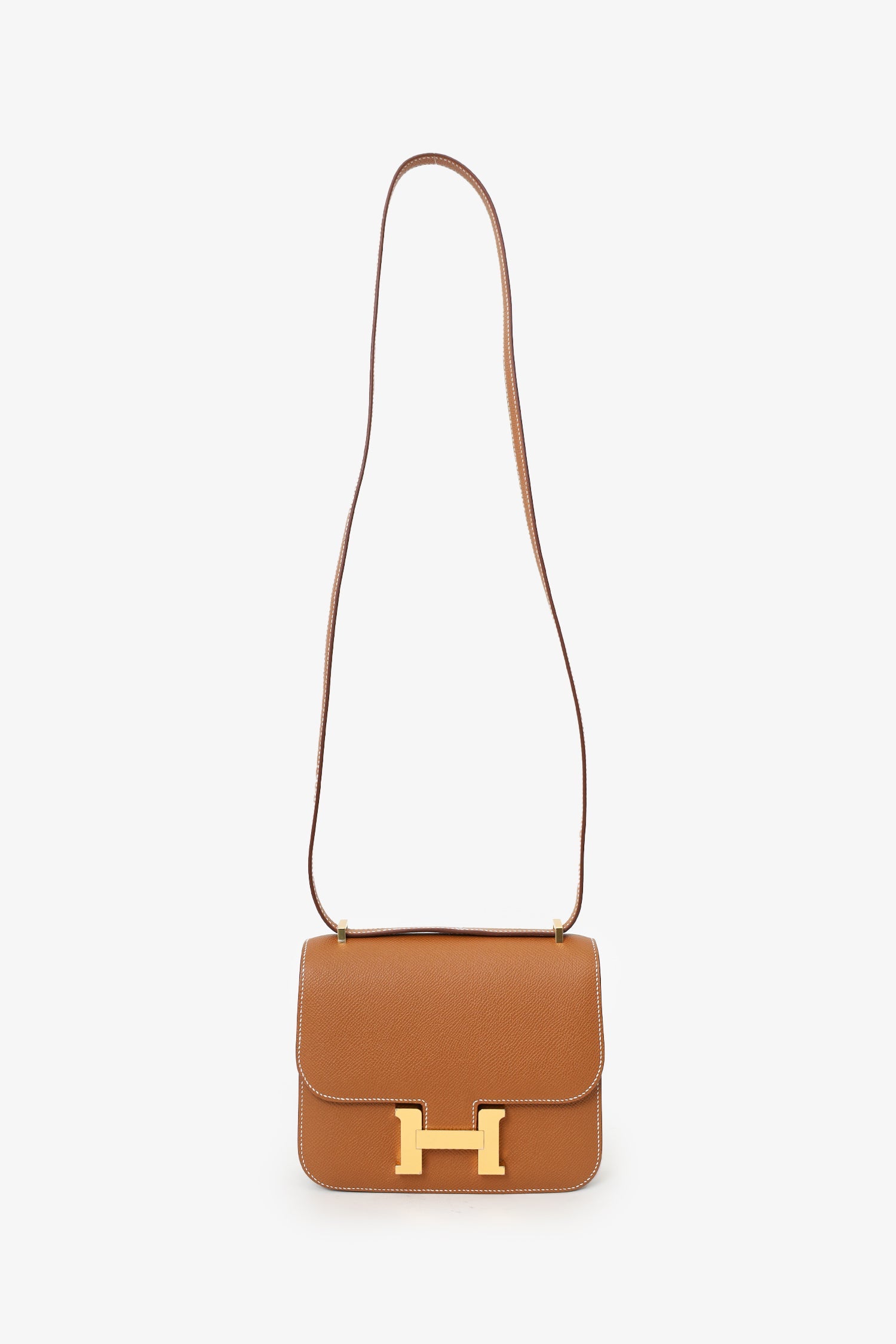Hermès 2023年 ゴールド エプソンレザー コンスタンス ミニ18