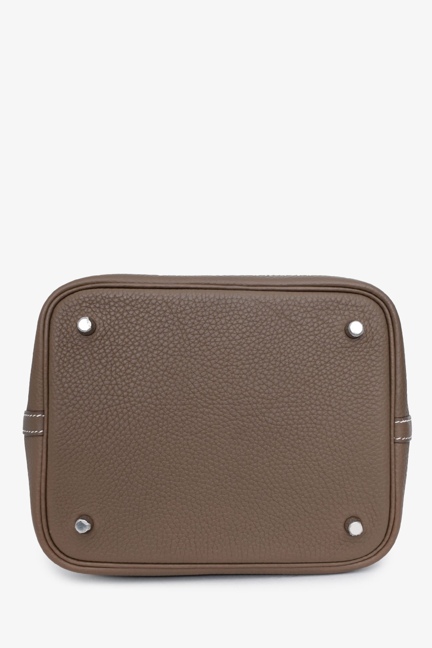Hermès 2017年 エトゥープ クレマンスレザー ピコタンロック22 シルバートーン金具。