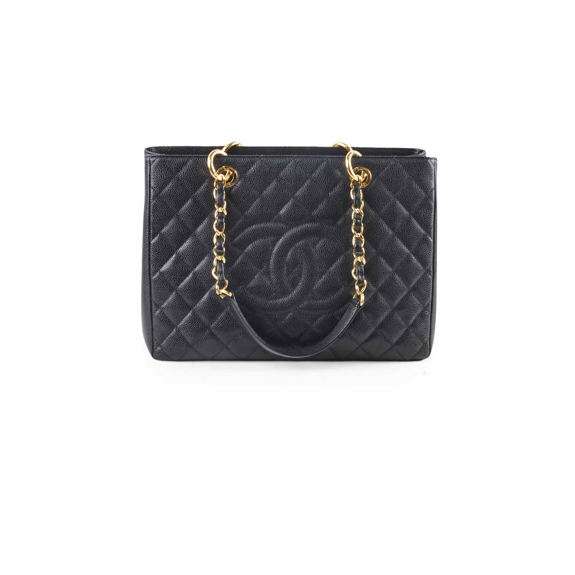 シャネル GST トート キャビア ブラック（19シリーズ）