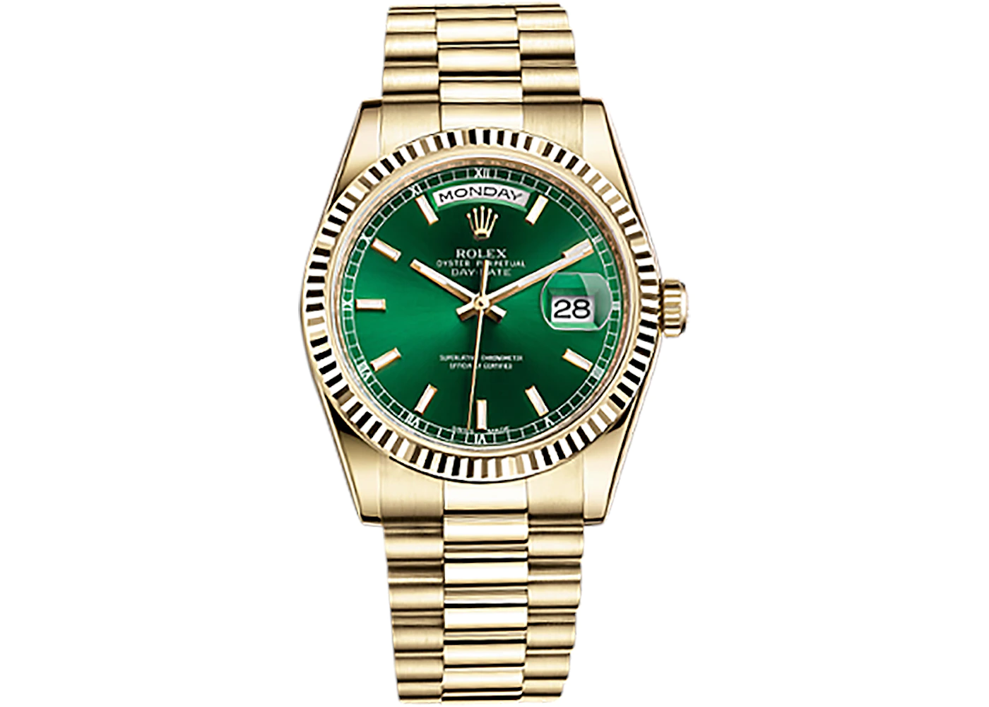 ROLEXロレックスの曜日カレンダー型シリーズ118238 腕時計です