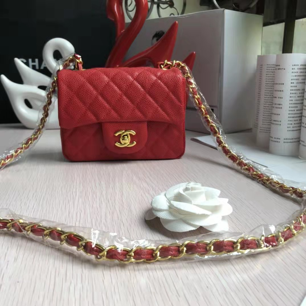 CHANEL シャネル金鎖です クラシック フラップ ショルダーバッグ ミニ