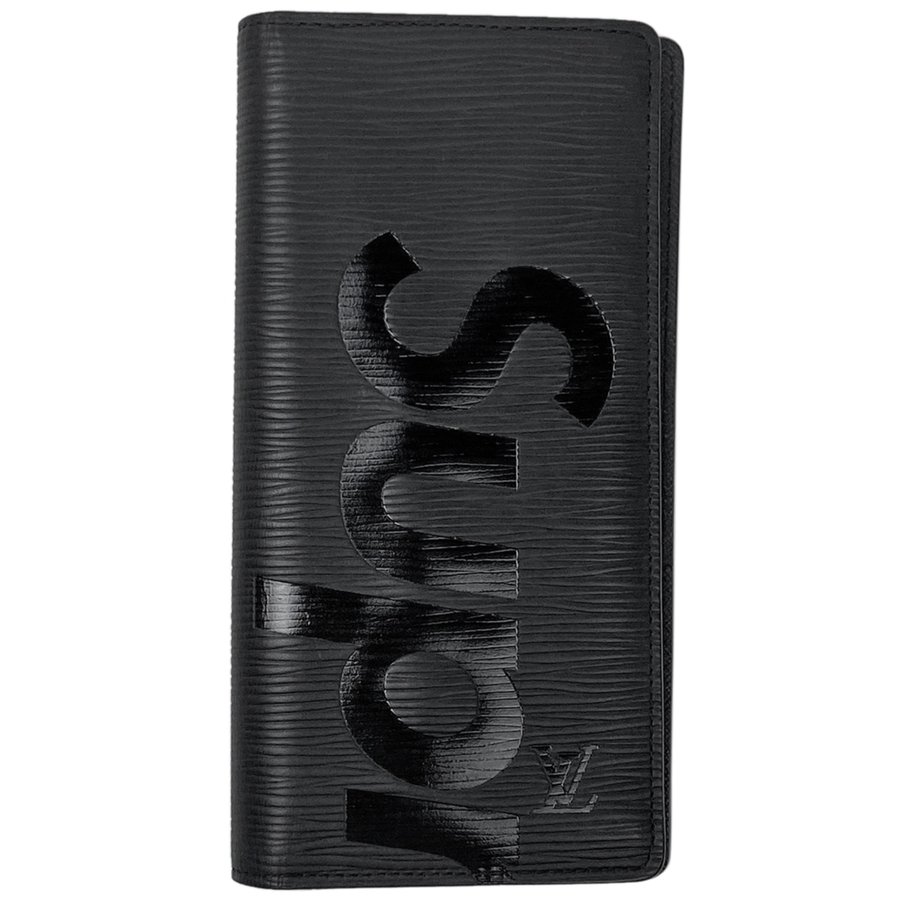 ルイヴィトン LOUIS VUITTON ポルトフォイユ ブラザ 札入れ 小銭入れ 二つ折り シュプリーム SUPREME 長財布 エピ ノ