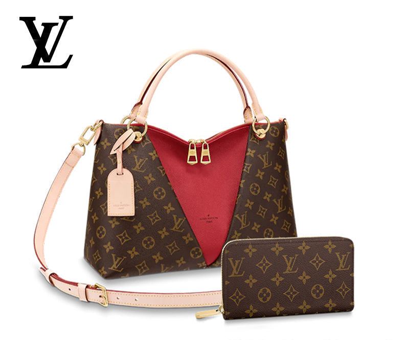 LOUIS VUITTON V トート MM 長財布 2点セット お得 Ref:M43957+M60017