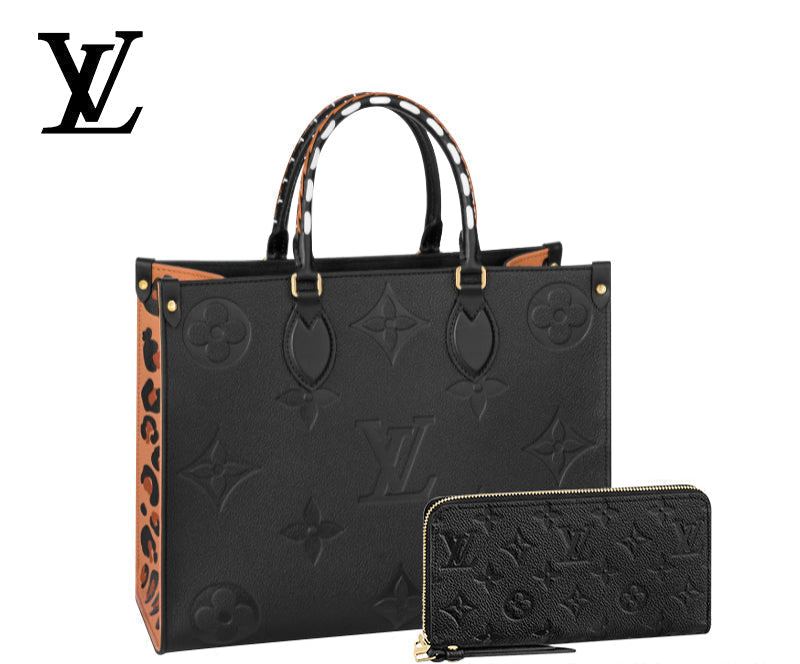 LOUIS VUITTON オンザゴー MM 長財布  2点セット お得 Ref:M58522+M61864