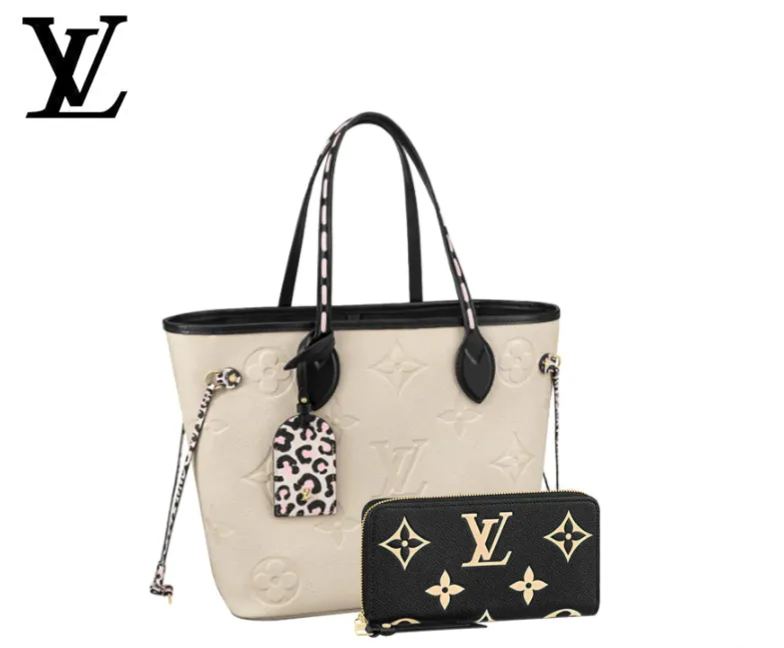 [Only 1]LOUIS VUITTON ネヴァーフル MM 長財布 2点セット お得 Ref:M58525+M80481