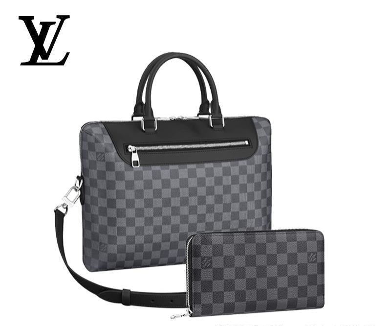 LOUIS VUITTONPDJ NM 長財布 ベルト 2点セット お得 Ref:N48260+N60111