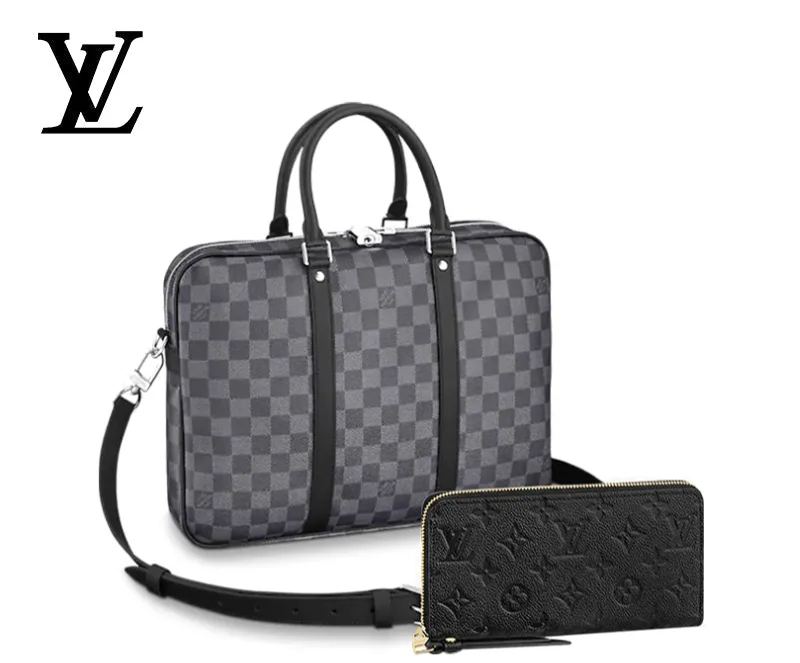 LOUIS VUITTON ハンドバッグ ビジネスバッグ 長財布 2点セット お得 Ref:N41478+M61864