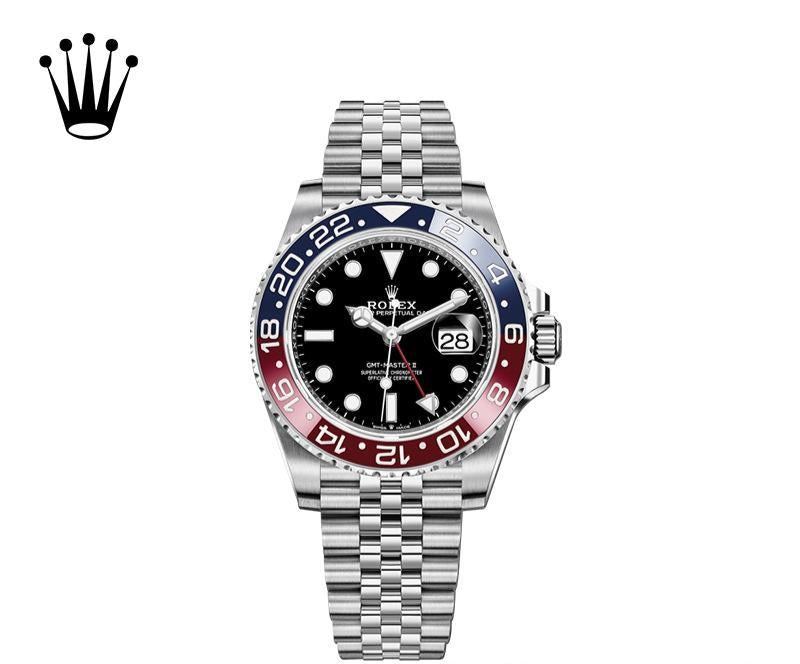 代金引換 ロレックス GMTマスター II m126710BLRO-0001ブルーレッド