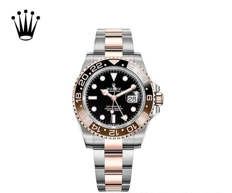 代金引換 ロレックスGMTマスターⅡ 自動巻き ブラック 文字盤  m126711chnr-0002