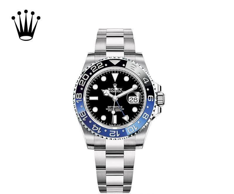 代金引換  ロレックス GMTマスターⅡ 自動巻き ブラック 文字盤 ステンレス m126710blnr-0003