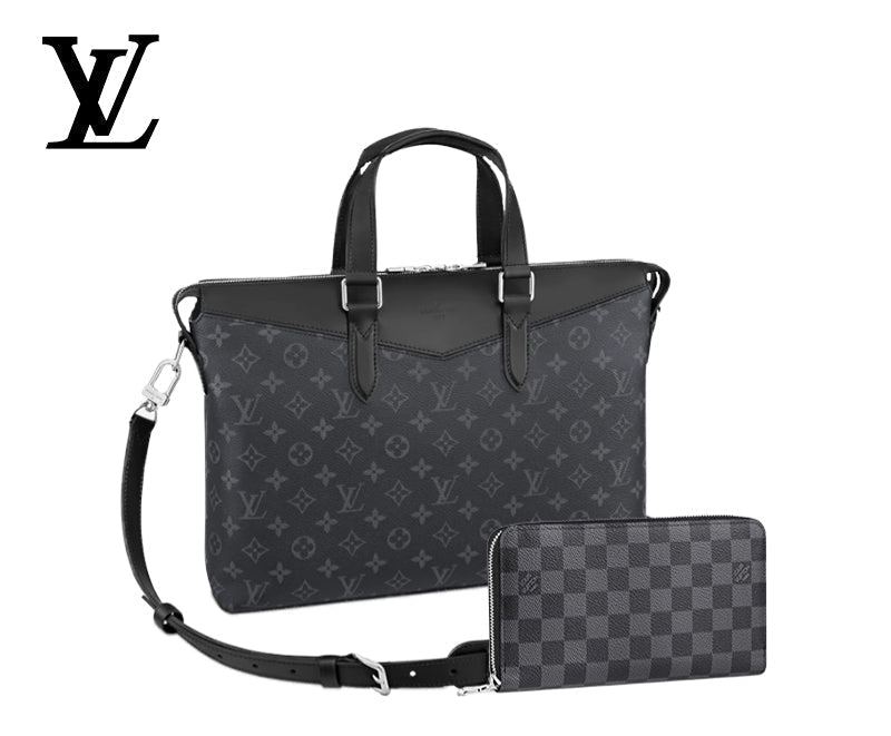 LOUIS VUITTON ブリーフケース・エクスプローラー 長財布 2点セット お得 Ref:M40566+N60111