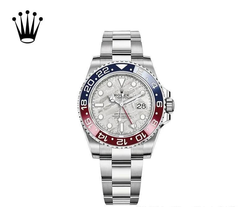 代金引換  ロレックス GMTマスターⅡ 自動巻き ブラック 文字盤 ホワイトゴールドm126719BLRO-0002