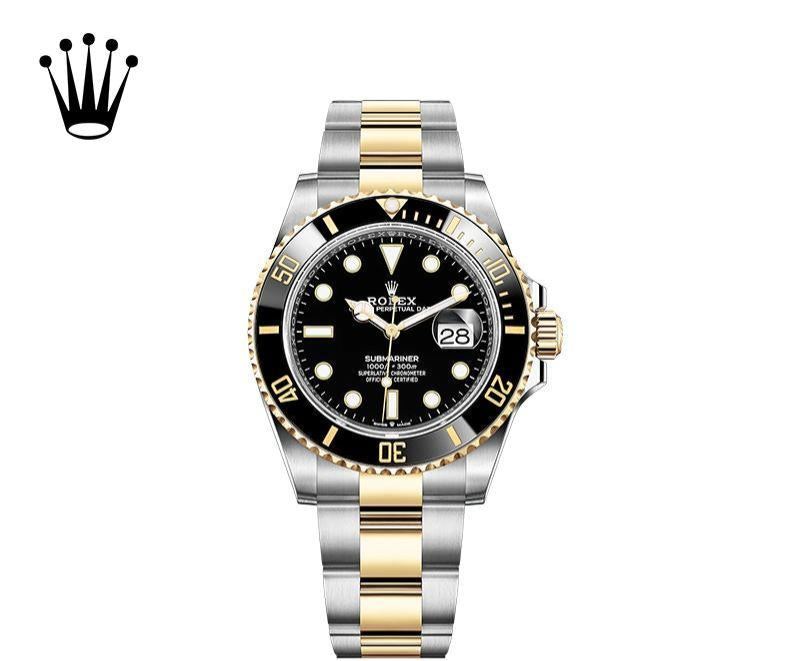 代金引換  ロレックス サブマリーナー 自動巻き ブラック 文字盤 m126613ln-0002