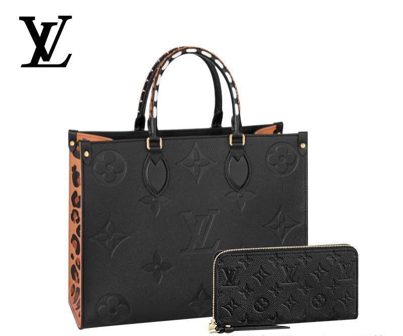 LOUIS VUITTON オンザゴー MM 長財布  2点セット お得 Ref:M58522+M61864