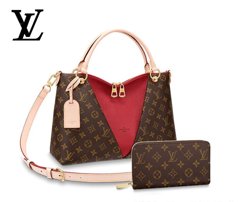 LOUIS VUITTON V トート MM 長財布 2点セット お得 Ref:M43957+M60017