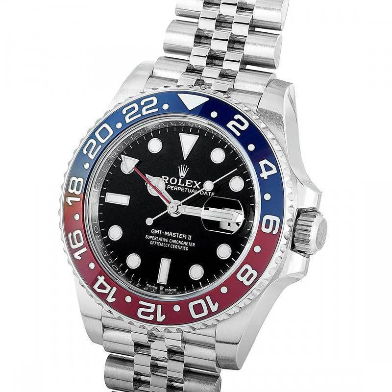 代金引換 ロレックス GMTマスター II m126710BLRO-0001ブルーレッド