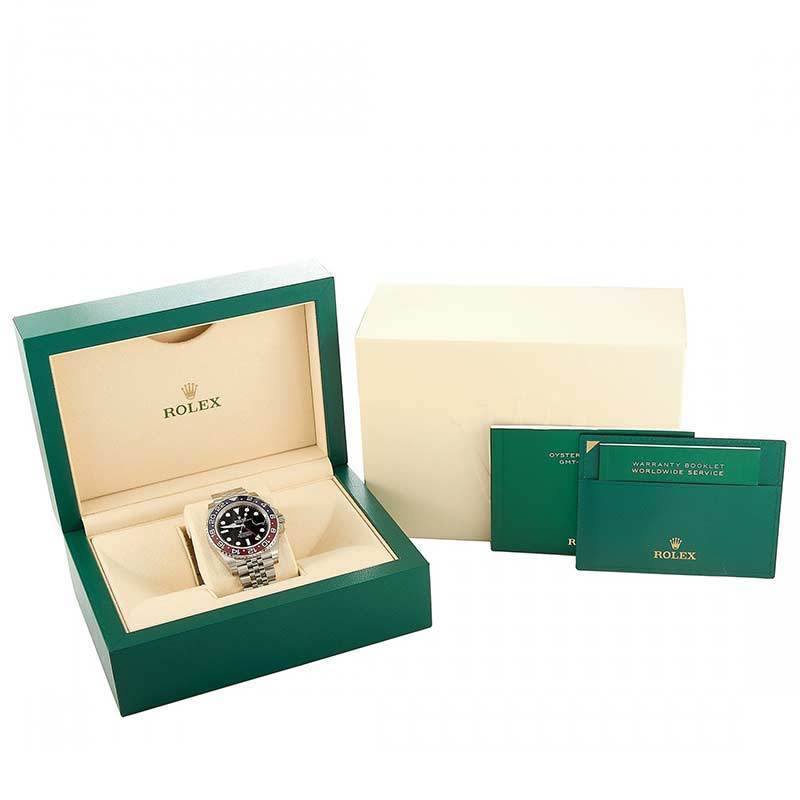 代金引換 ロレックス GMTマスター II m126710BLRO-0001ブルーレッド