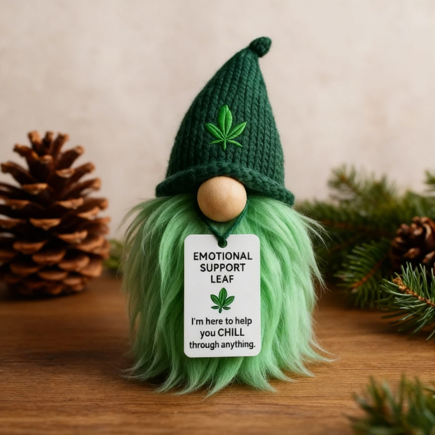 🔥LAST DAY 49% OFF -💃 -Emotional Support Weed Gnome – Your Little Cannabis Companion