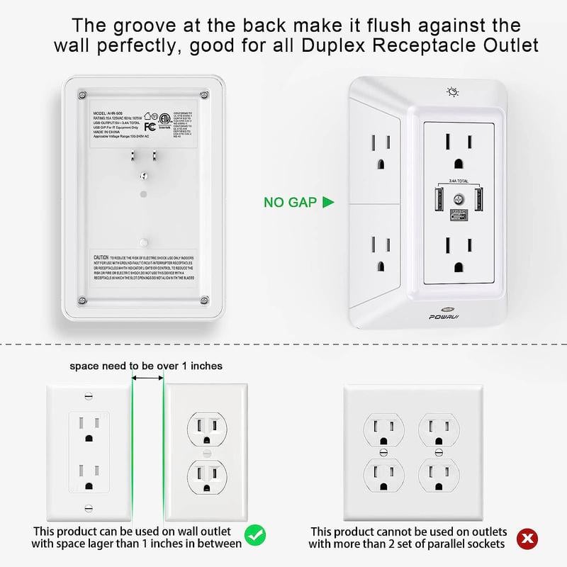 🔥HOT SALE - 49% OFF🔥Multi Plug Outlet Surge Protector