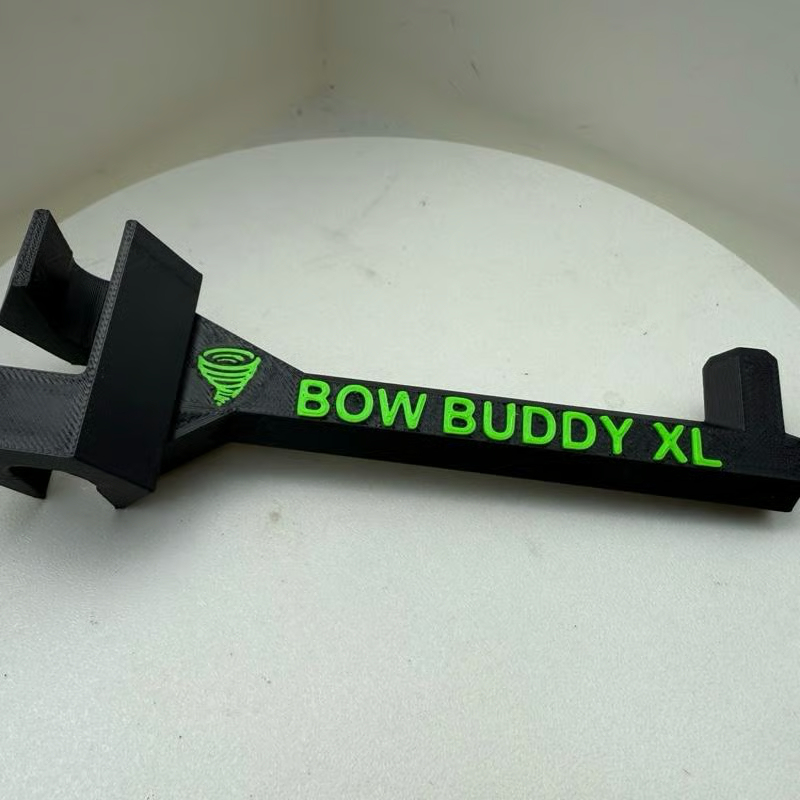Twist-On 2.0 “XL” Bow Buddy – Nearly Universal Bow Hanger for Trucks & SUVs - Printed from ASA will not melt/warp– Spacer Ring Included | 20% Stronger | Quick No-Tool Install