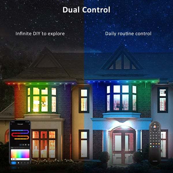 🔥HOT SALE - 49% OFF🔥- Smart Rainbow LED Permanent Outdoor Light - Smartlight 🎁
