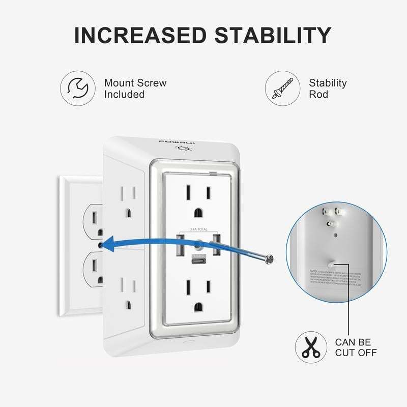🔥HOT SALE - 49% OFF🔥Multi Plug Outlet Surge Protector