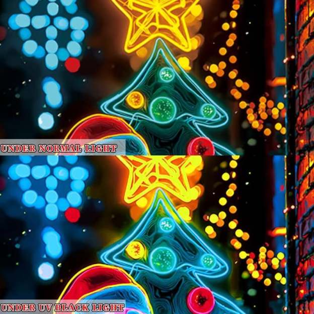 🏆Flash Sale⚡8K+ SOLD! Almost Gone-💥Fluorescent Christmas Door Cover Party Banner