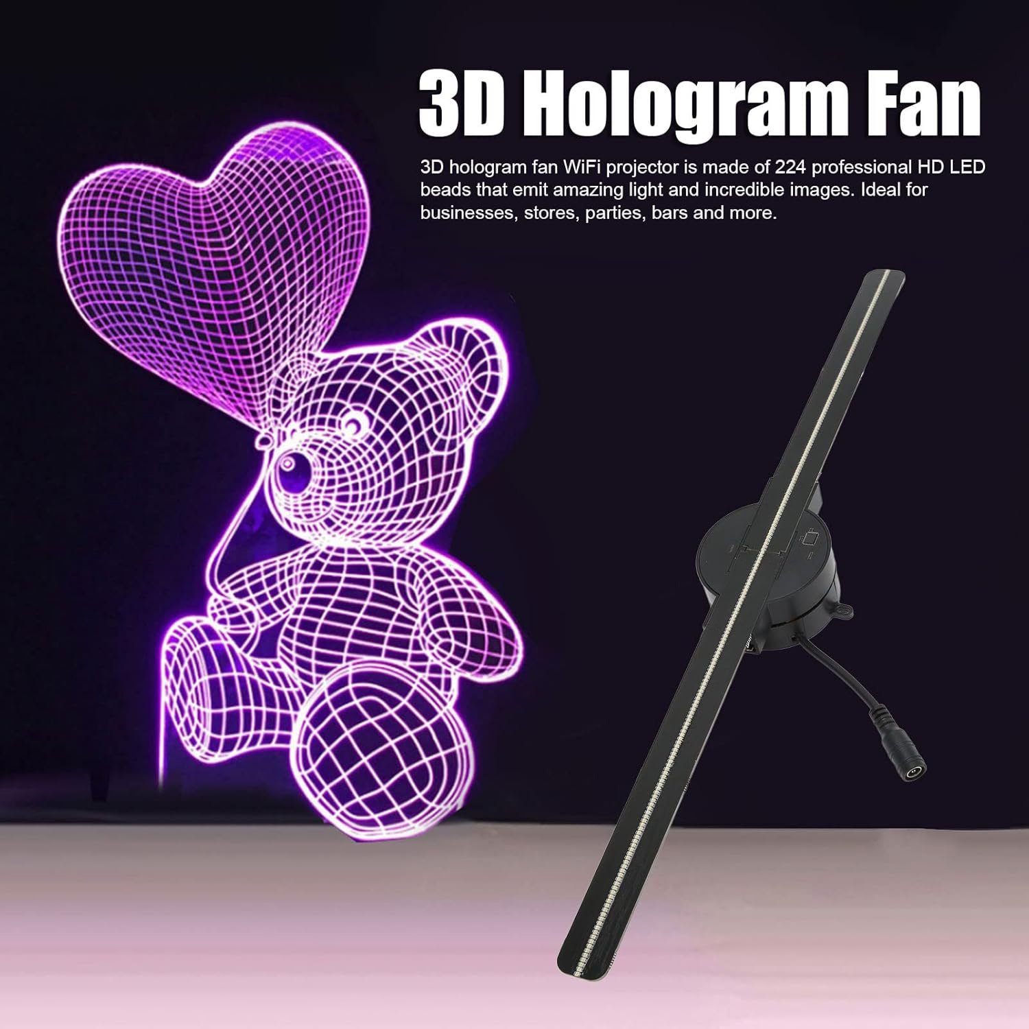 3D Hologram LED Fan Projector -🚚Free shipping🚚