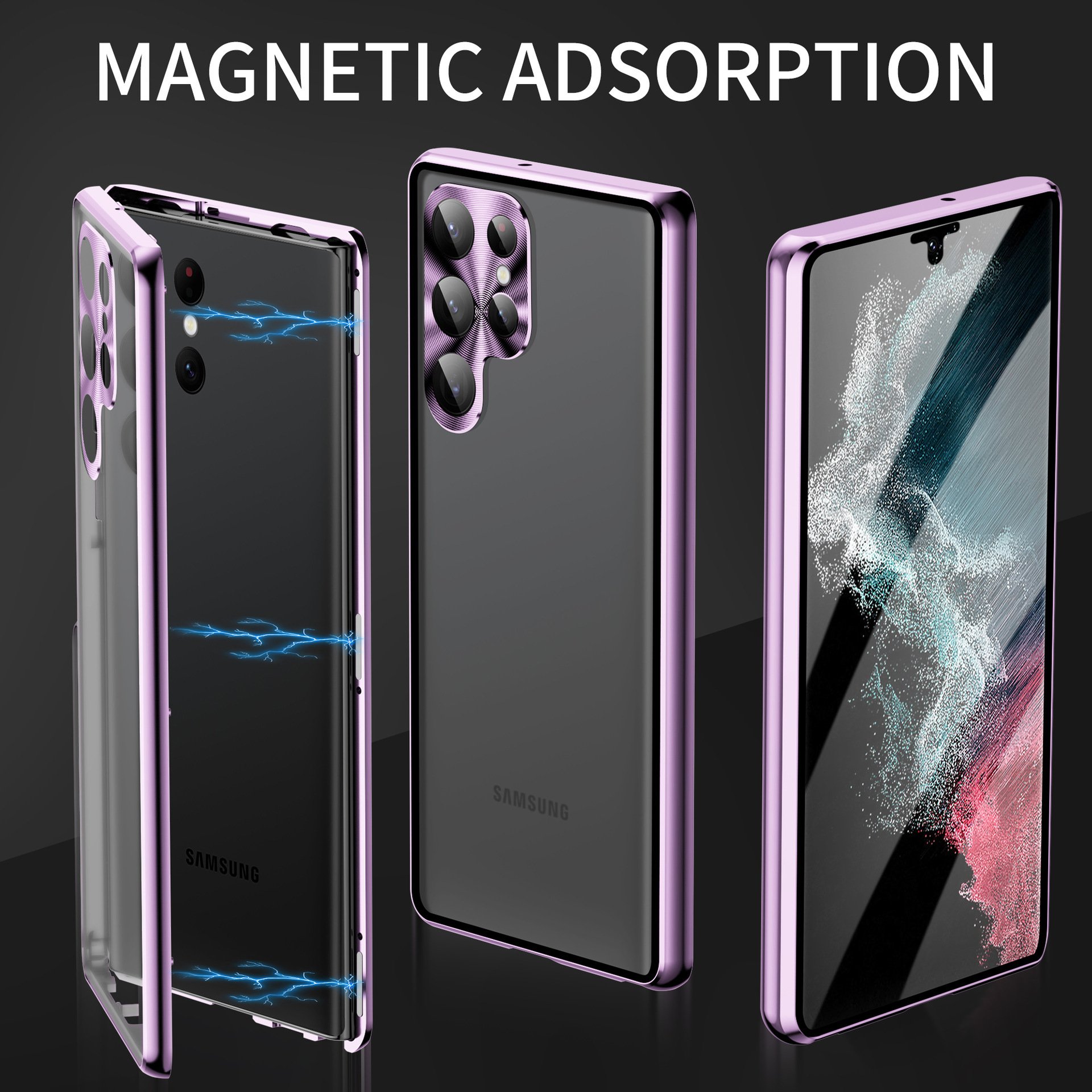 🔥Privacy Protection Technology🔥Magnetic Double Sided Tempered Glass Phone Case