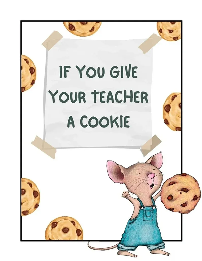 "IF YOU GIVE YOUR TEACHER A COOKIE"🍪📚 Gift Book
